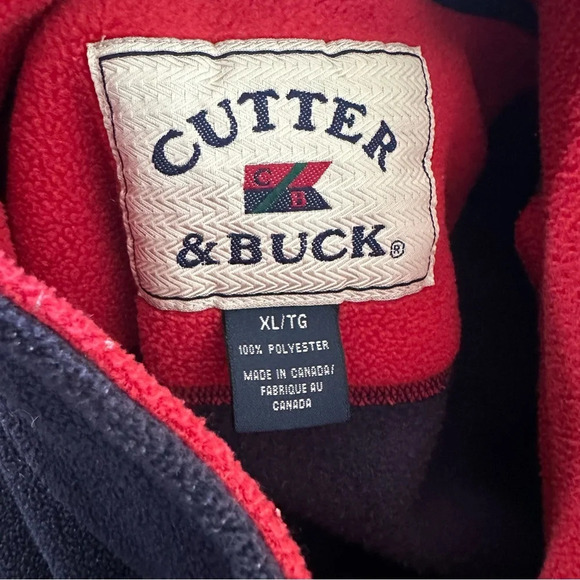 Cutter & Buck men's XL blue fleece vest - Picture 4 of 6